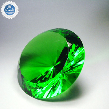 クリスタルダイヤ #120 グリーン 16面カット上質