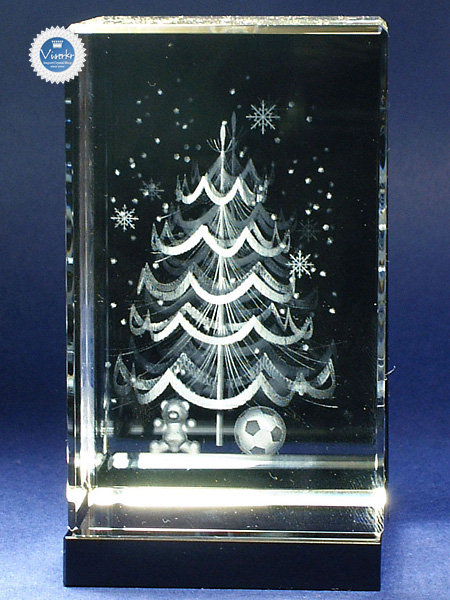 XWAOB186 3Dクリスタル クリスマスツリー 写真版の商品ご注文ページ