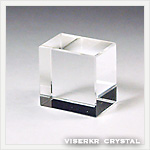 クリスタルガラス 15x15x10