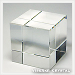 クリスタルガラス 80x80x80