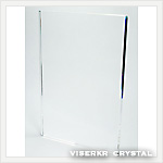クリスタルガラス板 130x12x200 レーザー彫刻専用